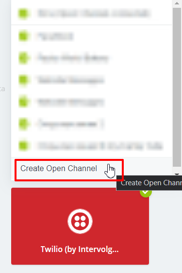 add an open channel